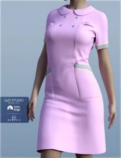 H&C Nurse Uniform for Genesis 3 Female(s)