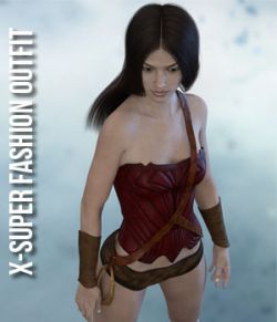 X-Super Fashion Outfit for Genesis 3 Females