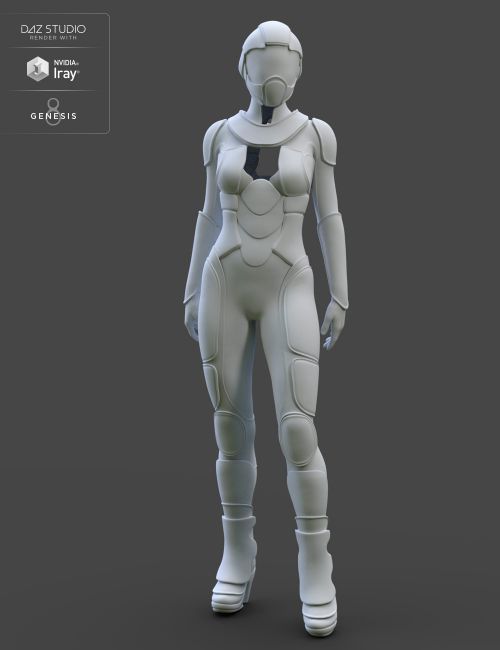 Andromeda Sci-Fi Outfit for Genesis 8 Female(s) | 3d Models for Daz ...