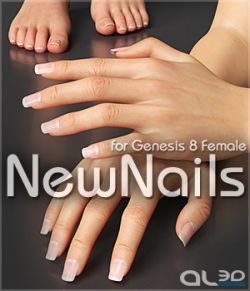 Al3ds NewNails for Genesis 8 Female - Merchant Resource