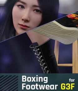 Boxing Footwear G3F for Genesis 3 Female