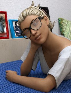 Nerdy Glasses for Genesis 3 and 8 Female(s)