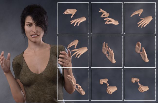 Give You A Hand Hand Poses For Genesis 3 And 8 Female