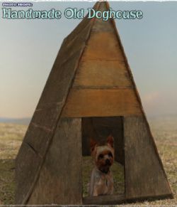 Photo Props: Handmade Old Doghouse