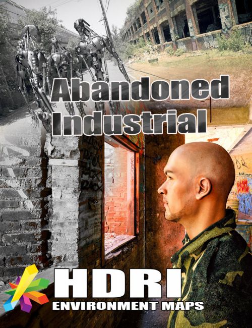 MEC4D HDRI Abandoned Industrial-Megapack