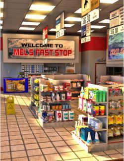 Corner Store and Poses for Genesis 3 Male and Female