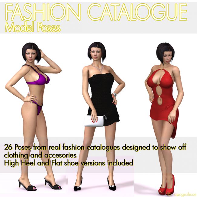 fashion catalogue model pos