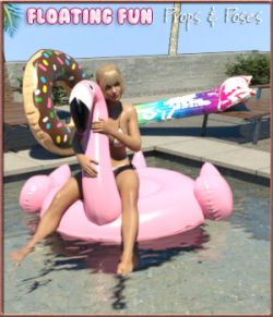 Floating Fun Props and Poses G3F