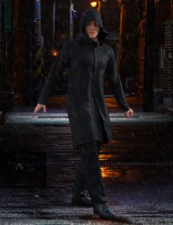 H&C Raincoat Outfit for Genesis 3 Male(s)