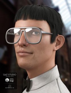 Nerdy Guy Hair for Genesis 3 Male(s)