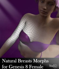 Natural Breasts Morphs for Genesis 8 Female