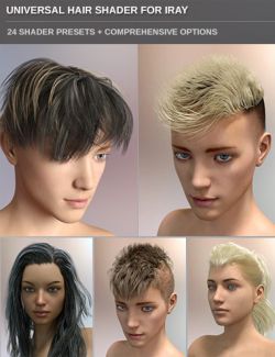 Universal Hair Shader for Iray