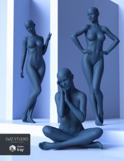 Shades of Blue Poses for Genesis 8 Female and Victoria 8