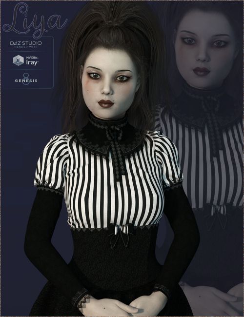 TDT-Liya for G3F and G8F | 3d Models for Daz Studio and Poser