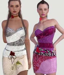 Njhara Dress for Genesis 3 Female/V7