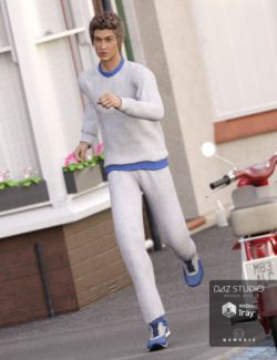 Sweatsuit for Genesis 3 Males