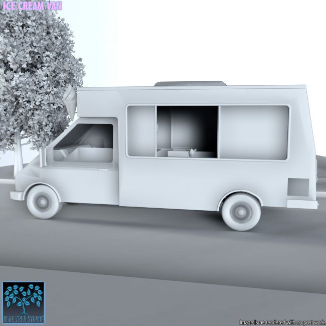 Ice Cream Parlor 3D Models BlueTreeStudio