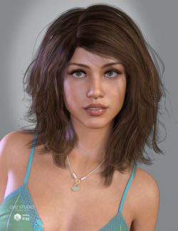 Olive Hair for Genesis 3 and 8 Female(s)