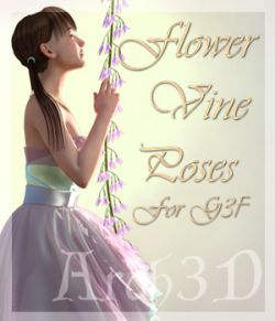 Arah3D Flower Vine Poses for Gen3 Female