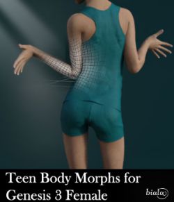 Teen Body Morphs for Genesis 3 Female
