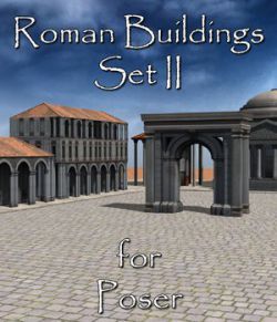 Roman Buildings Set II  for Poser