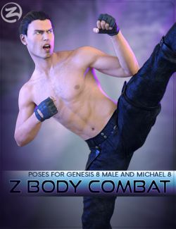 Z Body Combat - Poses for Genesis 8 Male and Michael 8