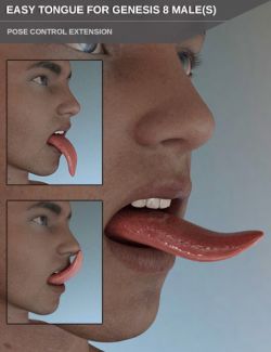 Easy Tongue for Genesis 8 Male(s)