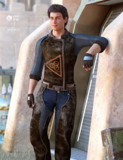 Sci-Fi Settler Outfit for Genesis 8 Male(s)