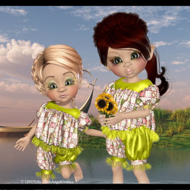DA-Country Summer for Kiki Summer Clothes | Clothing for Poser and Daz ...