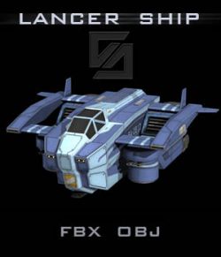 Lancer Ship FBX - Extended License