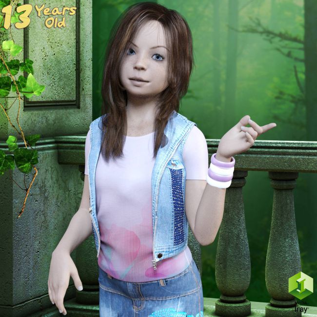 Lil Paige for G3F | 3d Models for Daz Studio and Poser