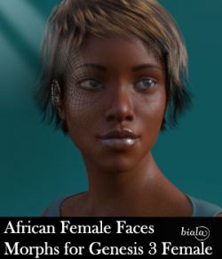 African Female Faces Morphs for Genesis 3 Female