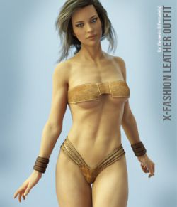 X-Fashion Leather Outfit for Genesis 8 Females