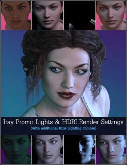 Iray Promo Lights & HDRI Render Settings