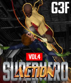 SuperHero Action for G3F Volume 4