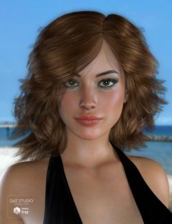 Cynda Hair for Genesis 3 and 8 Female(s)