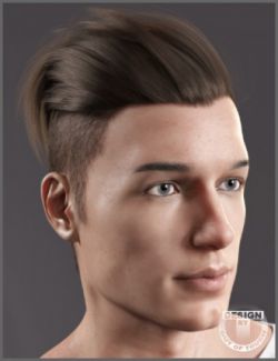 Nick Hair for Genesis 3 and 8