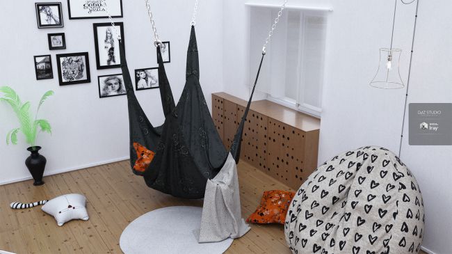 Click here to see preview images for "Artink Bedroom Hammock" Artink Bedroom Hammock