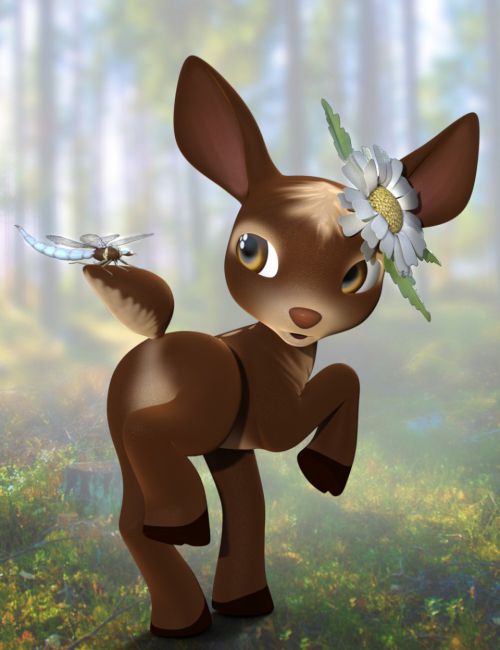 Fanciful Textures for Precious Deer