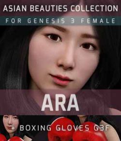 Ara + Boxing Gloves G3F for Genesis 3 Female Bundle