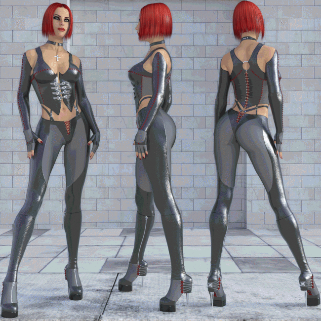 Bad Girl Outfit for Genesis 8 Female(s) 10 