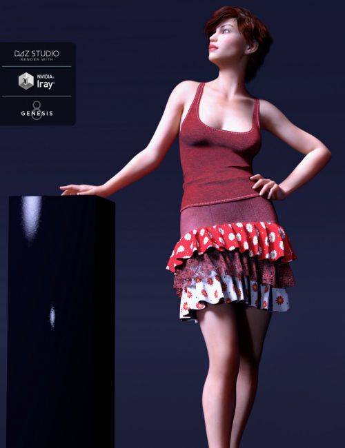 Harmonious Discord Outfit for Genesis 8 Female(s)