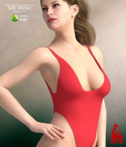 One Piece Thong for Genesis 8 Females