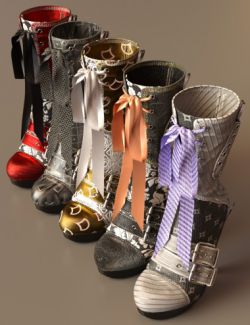 Hair Salon Boots for Genesis 8 Female(s)