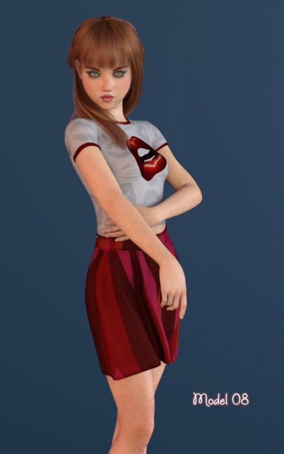 Alt Teen Josie 8 | 3D Models for Poser and Daz Studio