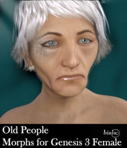 Old People Morphs For Genesis 3 Female