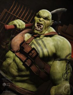 Orc Brute for Genesis 8 Male