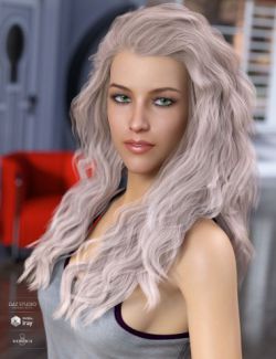 Whitney Hair for Genesis 3 & 8 Female(s)