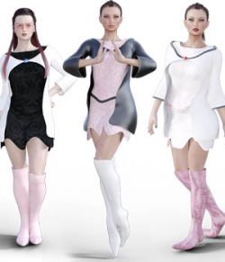 Deliria Outfit for Genesis 3 Female/V7