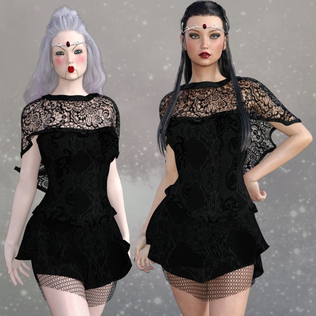 Odilia - Outfit for G3 Female | Clothing for Poser and Daz Studio
